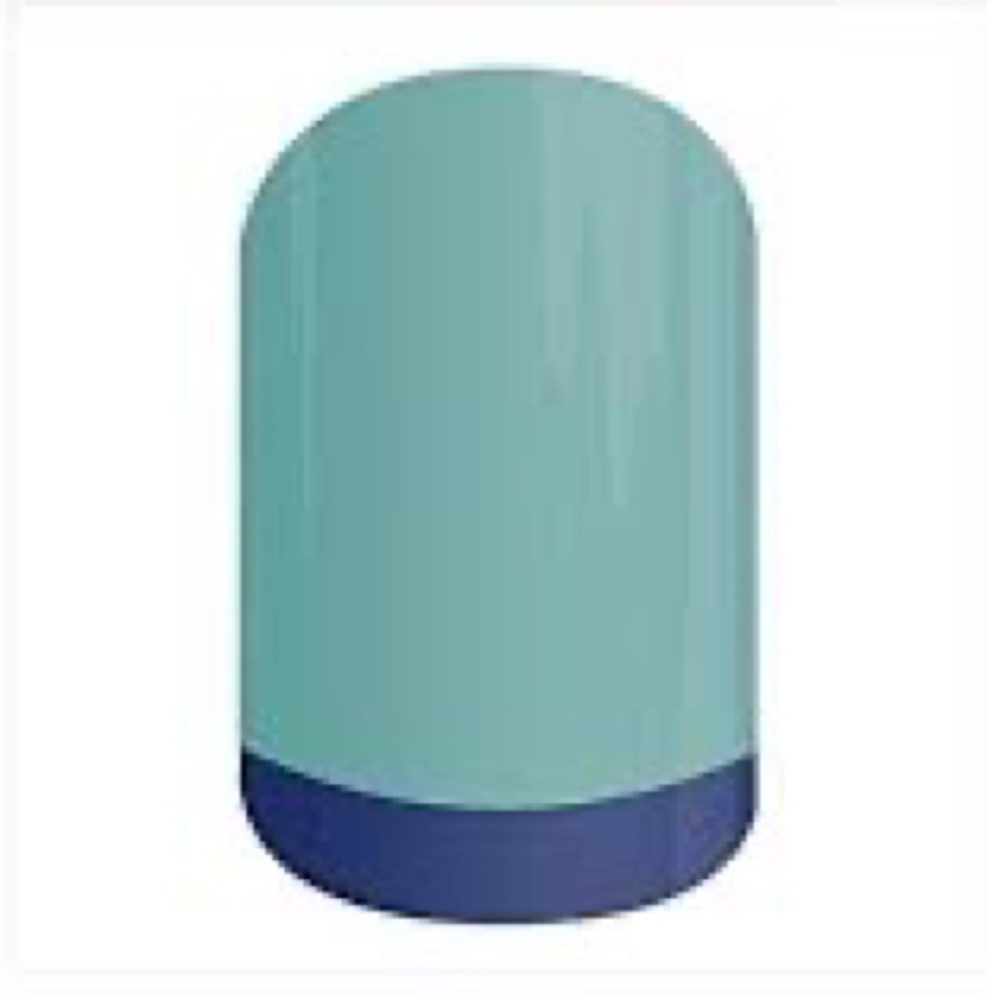JAMBERRY Aqua and Blue French Mani Nail Wraps - Shaved Ice